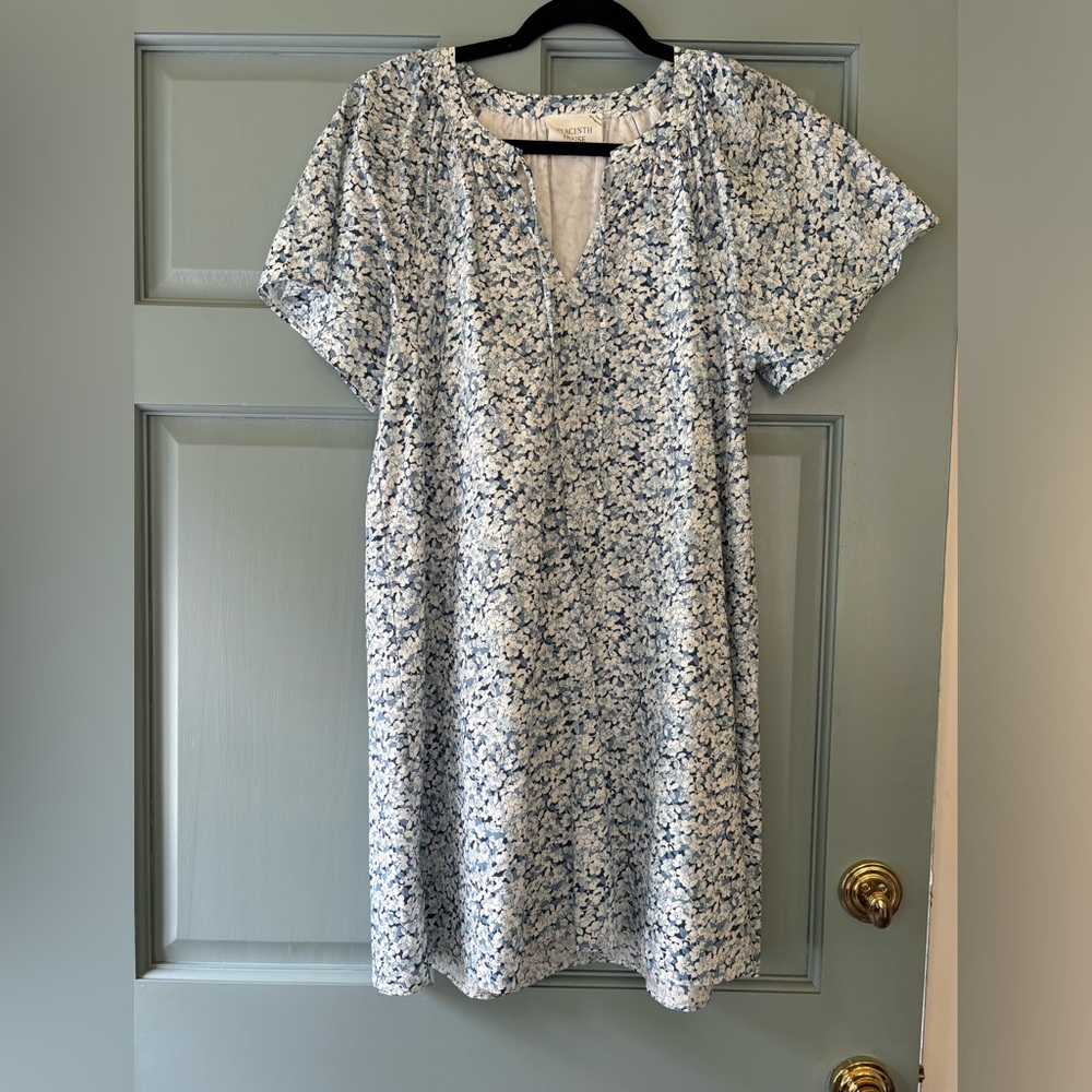 Hyacinth House by Tuckernuck - Size small - blue floral dress